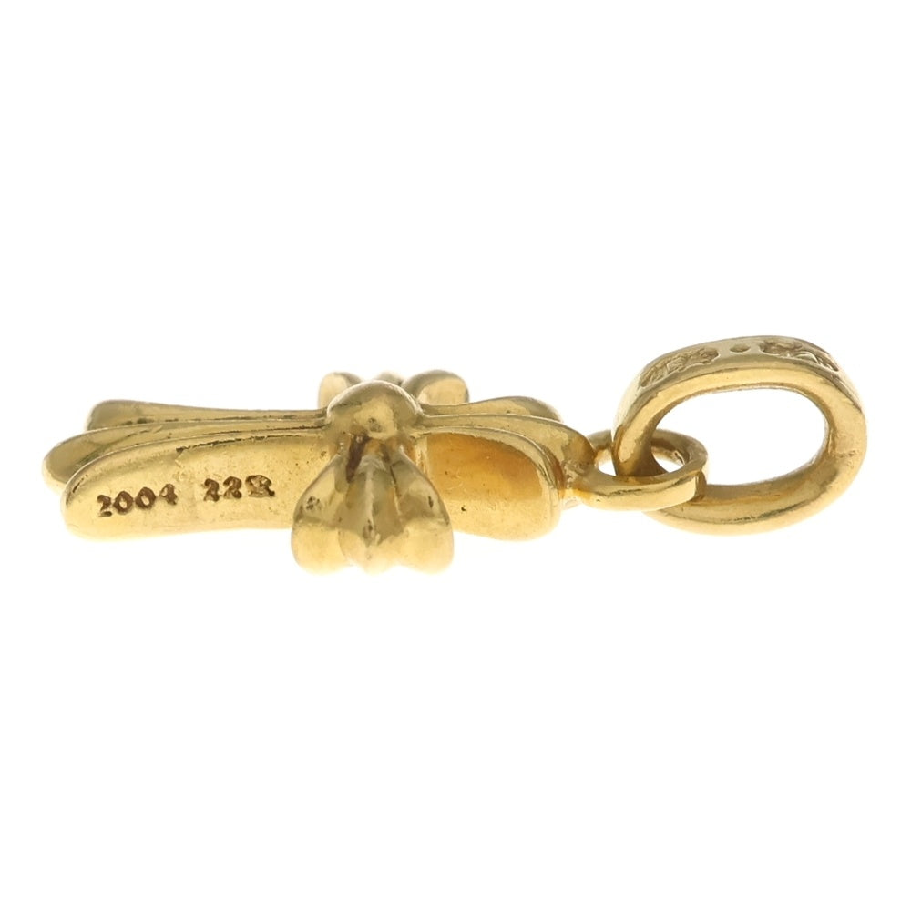 CHROME HEARTS(クロムハーツ) 22K CRS BBYFAT P/DIA ベイビーファットクロス PAVEダイヤ ペンダントトップ ゴールド BCA035