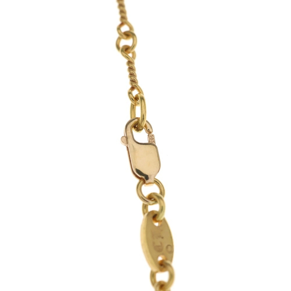 CHROME HEARTS(クロムハーツ) 22K NECKCHAIN T24 ツイストチェーンネックレス 24inch ゴールド