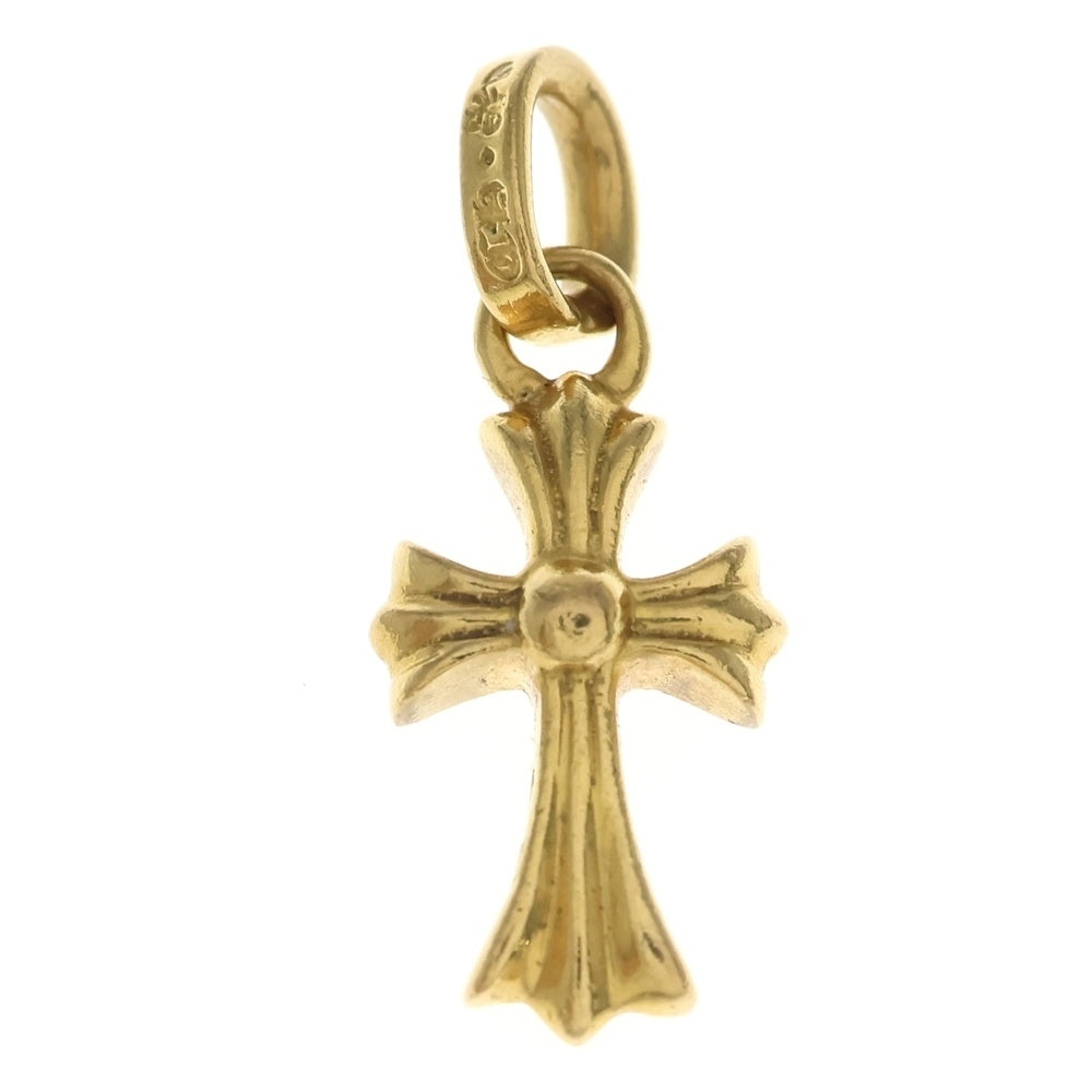 CHROME HEARTS(クロムハーツ) 22K CRS BBYFAT P/DIA ベイビーファットクロス PAVEダイヤ ペンダントトップ ゴールド BCA035