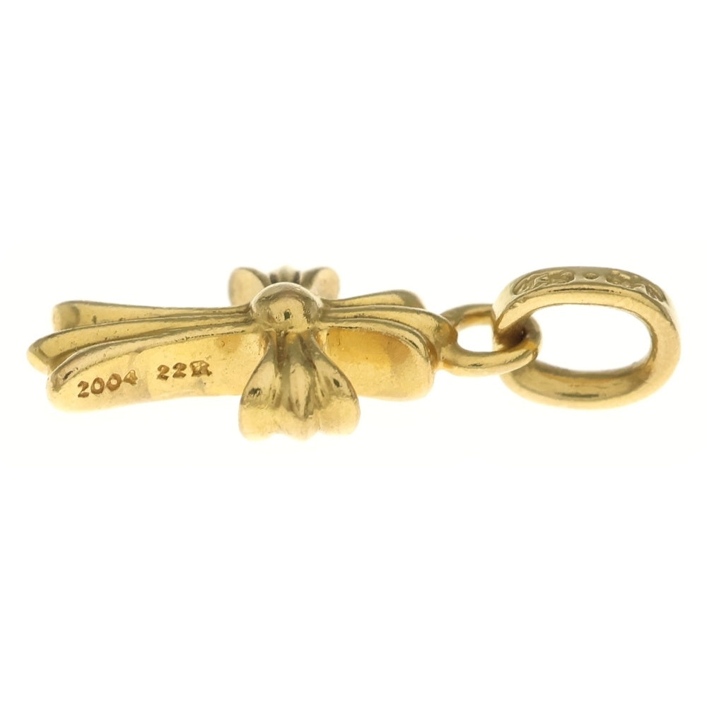 CHROME HEARTS(クロムハーツ) 22K CRS BBYFAT P/DIA ベイビーファットクロス PAVEダイヤ ペンダントトップ ゴールド BCA035