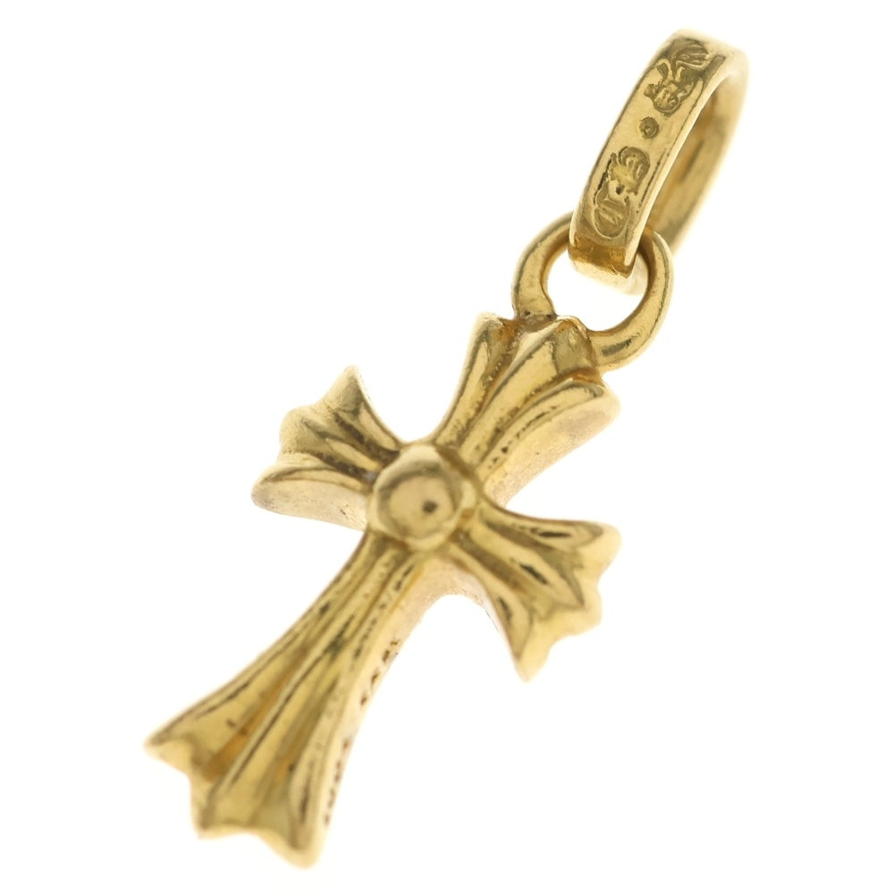 CHROME HEARTS(クロムハーツ) 22K CRS BBYFAT P/DIA ベイビーファットクロス PAVEダイヤ ペンダントトップ ゴールド BCA035