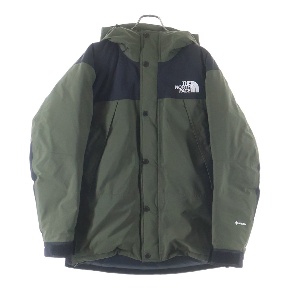 THE NORTH FACE(ザノースフェイス) 22AW GORE-TEX MOUNTAIN DOWN JACKET ゴアテックス マウンテン ジップアップ ダウンジャケット カーキ/ブラック ND92237