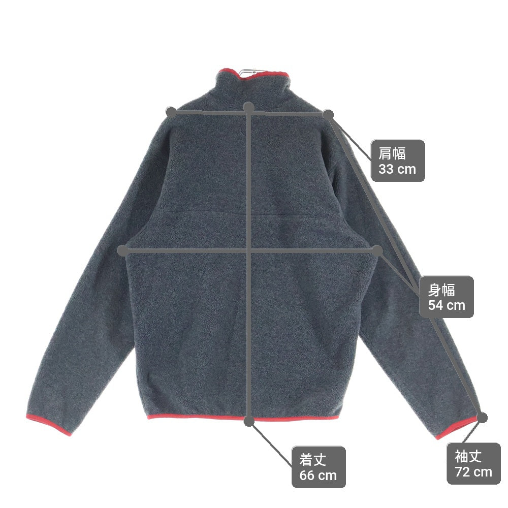 PATAGONIA(パタゴニア) 80S VINTAGE ヴィンテージ 三角タグ シンチラスナップ プルオーバー フリース グレー
