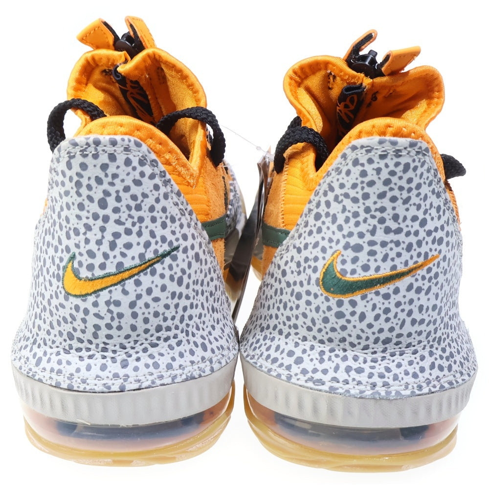 NIKE(ナイキ) ×atmos LEBRON 16 LOW SAFARI アトモス レブロン16 サファリ ローカットスニーカー オレンジ US7/25cm CD9471-800