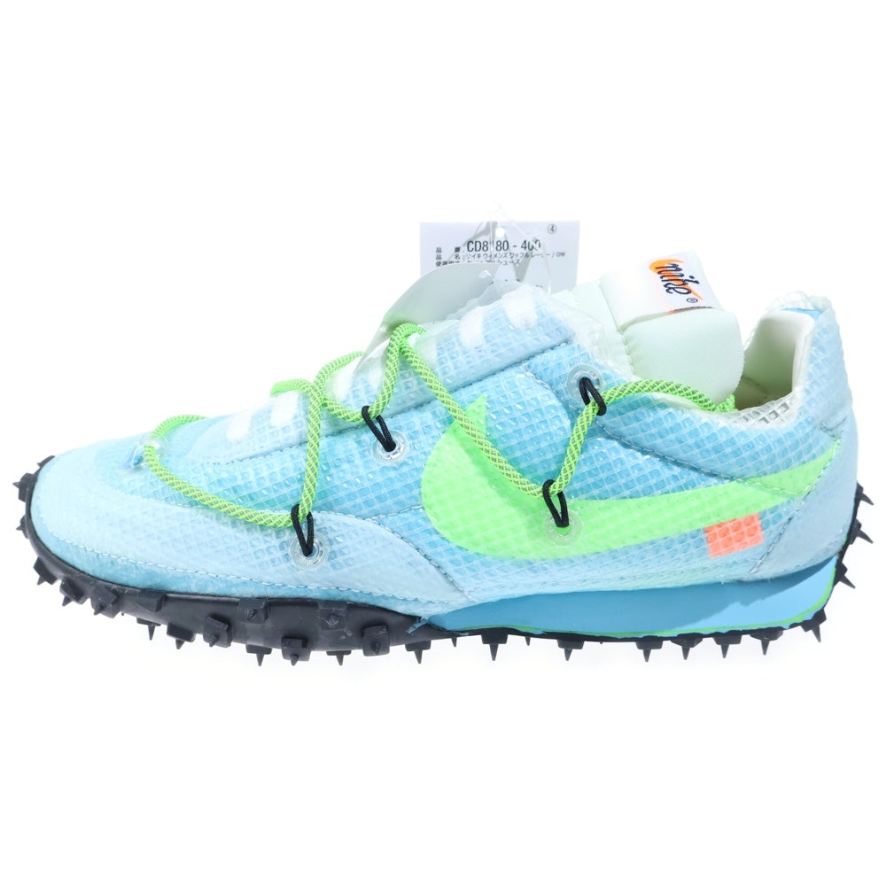 NIKE(ナイキ) ×OFF-WHITE WMNS WAFFLE RACER オフホワイト ウィメンズ ワッフルレーサー ローカットスニーカー マルチ US8/25cm CD8180-400 レディース