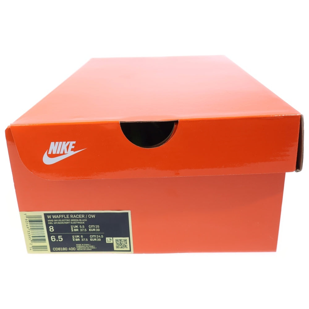 NIKE(ナイキ) ×OFF-WHITE WMNS WAFFLE RACER オフホワイト ウィメンズ ワッフルレーサー ローカットスニーカー マルチ US8/25cm CD8180-400 レディース