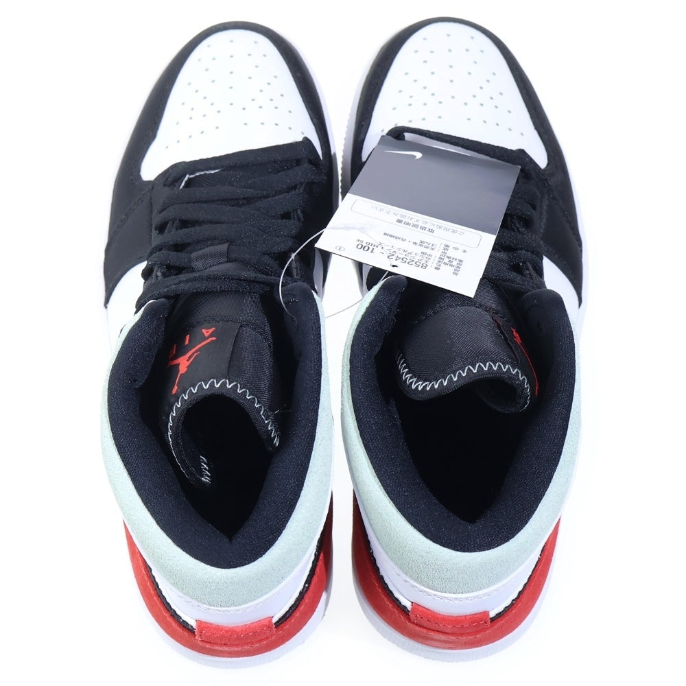 NIKE(ナイキ) AIR JORDAN 1 MID SE エアジョーダン 1 ミッド ミドルカットスニーカーシューズ レッド/ブラック US7.5/25.5cm 852542-100 レディース