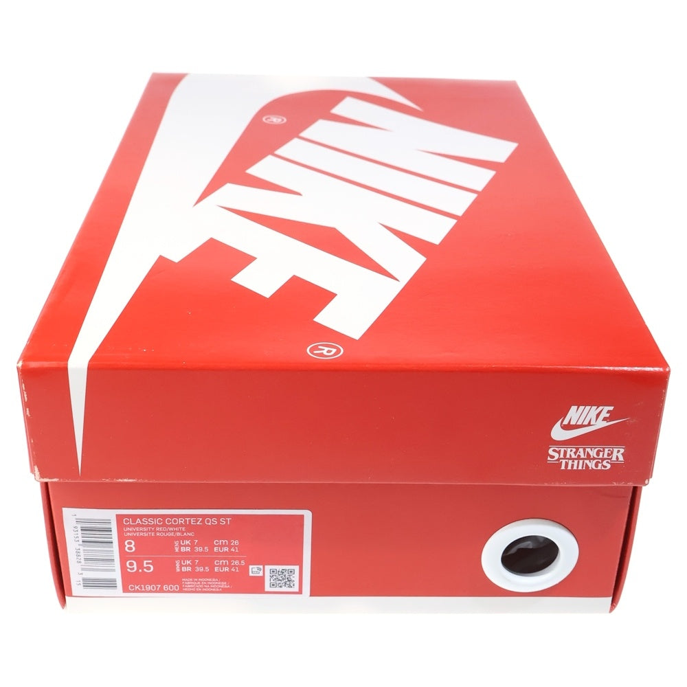 NIKE(ナイキ) ×STRANGER THINGS OG PACK CORTEZ ストレンジャーシングス コルテッツ ローカット スニーカー レッド US8/26cm CK1907-600