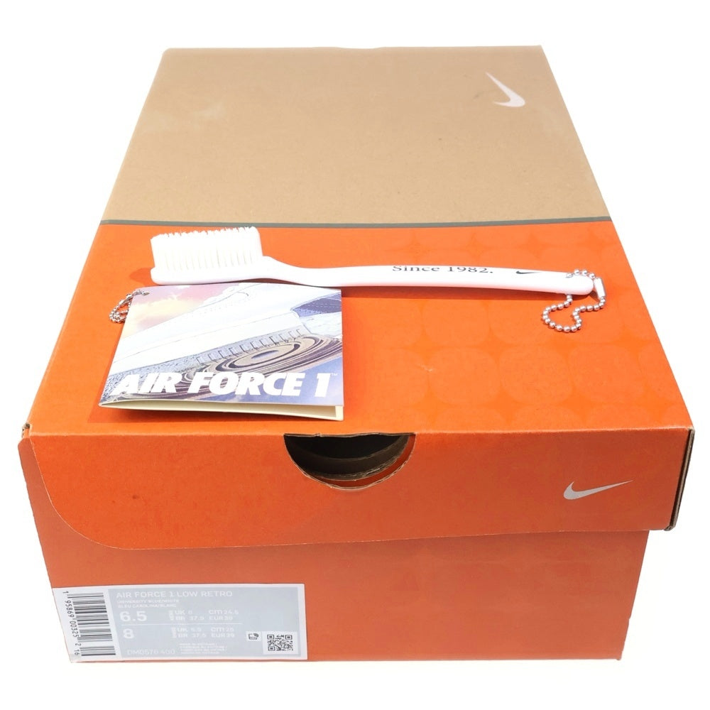 NIKE(ナイキ) AIR FORCE 1 LOW UNIVERSITY BLUE エアフォース1 ローカットスニーカー ブルー US6.5/24.5cm DM0576-400 レディース