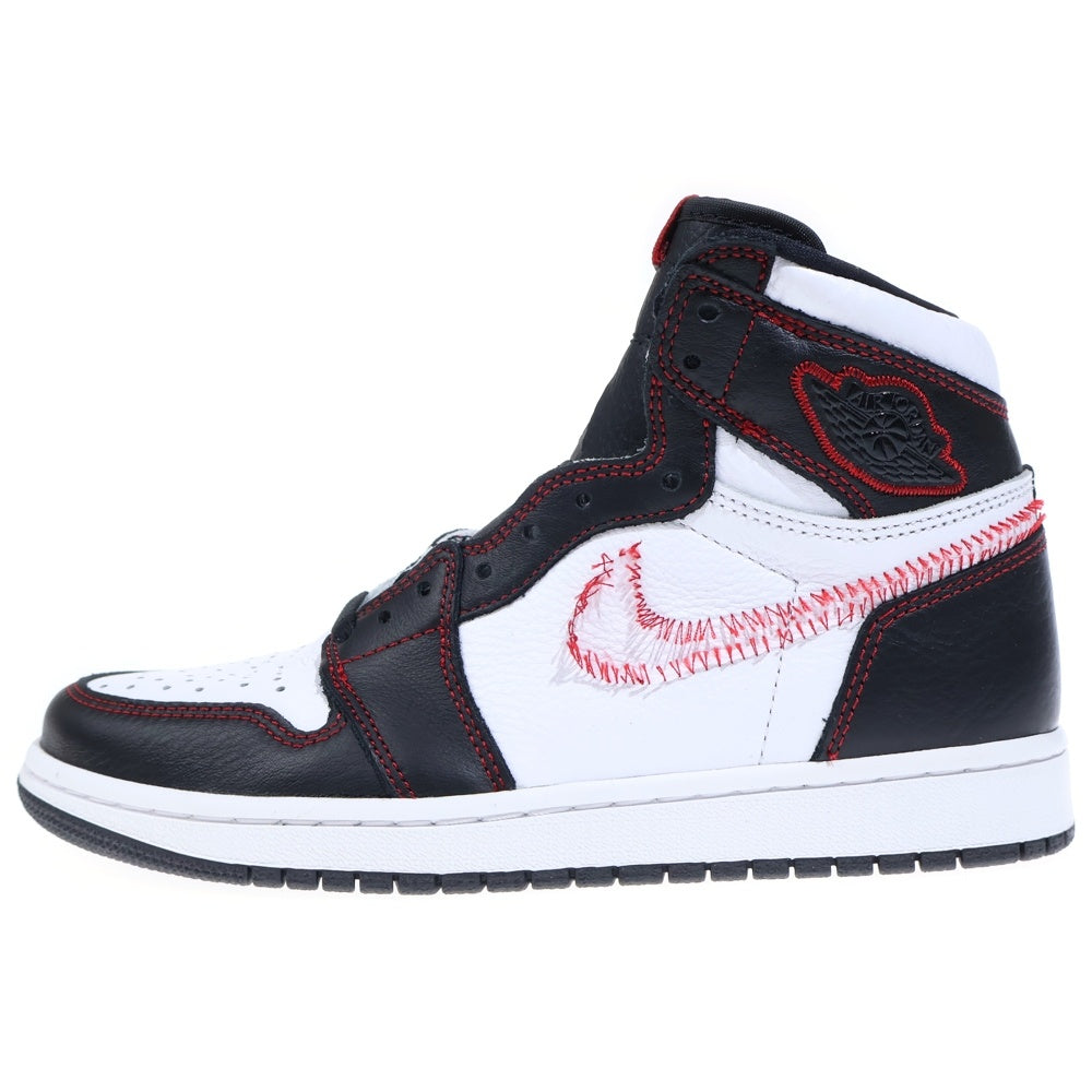 NIKE(ナイキ) AIR JORDAN 1 HIGH OG DEFIANT エアジョーダン1 ディファイアント ハイカットスニーカー ホワイト/ブラック US7/25cm CD6579-071
