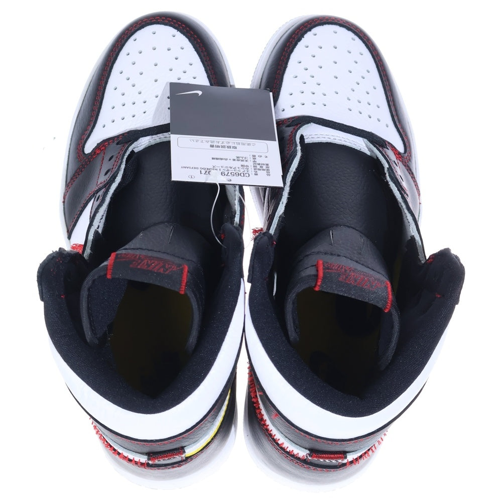 NIKE(ナイキ) AIR JORDAN 1 HIGH OG DEFIANT エアジョーダン1 ディファイアント ハイカットスニーカー ホワイト/ブラック US7/25cm CD6579-071