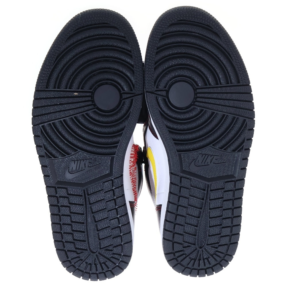 NIKE(ナイキ) AIR JORDAN 1 HIGH OG DEFIANT エアジョーダン1 ディファイアント ハイカットスニーカー ホワイト/ブラック US7/25cm CD6579-071