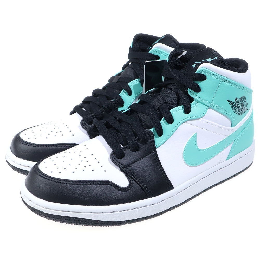 NIKE(ナイキ) AIR JORDAN1 MID TROPICAL TWIST エアジョーダン1 ミッド トロピカルツイスト ミッドカットスニーカー ホワイト/ブルー US8/26cm 554724-132