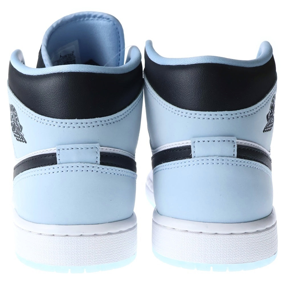 NIKE(ナイキ) AIR JORDAN 1 MID ICE BLUE NUBUCK エアジョーダン1 アイスブルー ヌバック ハイカットスニーカー ブルー/ホワイト US7/25cm DV1308-104