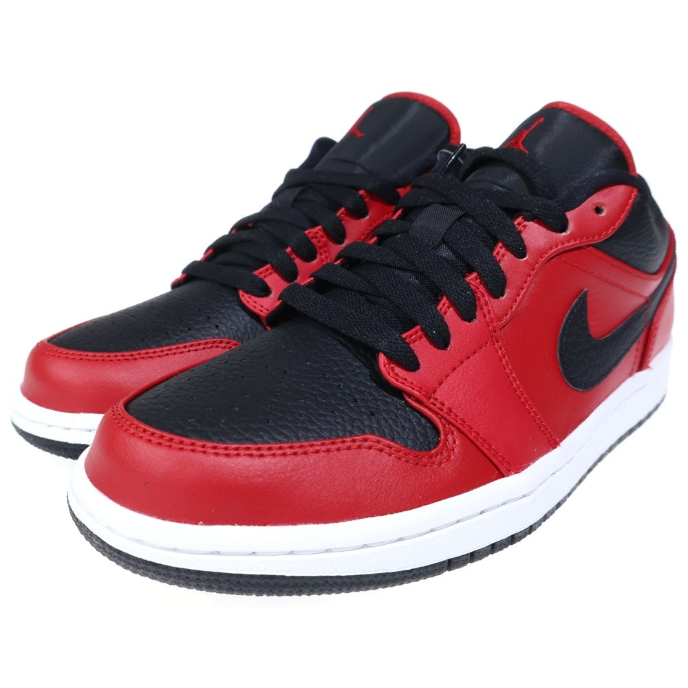 NIKE(ナイキ) AIR JORDAN1 LOW GYM RED エアジョーダン ローカットスニーカー シューズ ブラック/レッド US7/25cm 553558-605 レディース