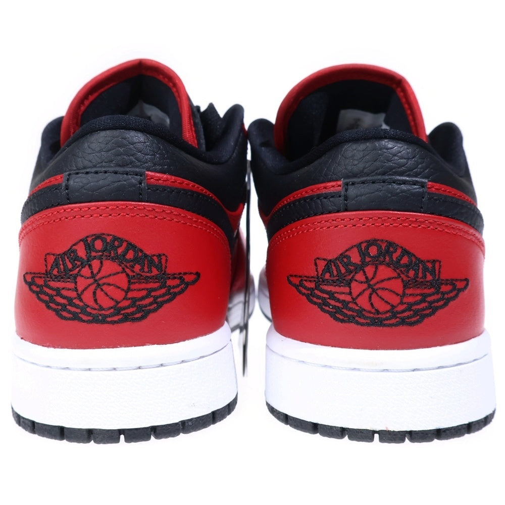 NIKE(ナイキ) AIR JORDAN1 LOW GYM RED エアジョーダン ローカットスニーカー シューズ ブラック/レッド US7/25cm 553558-605 レディース