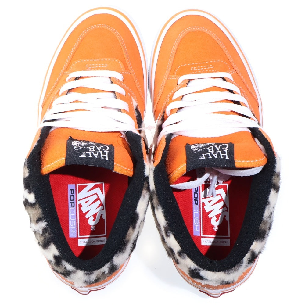 SUPREME(シュプリーム) 23AW ×VANS Leopard Half Cab バンズ レオパード ハーフキャブ ミドルカットスニーカーシューズ オレンジ US7/25cm VN0A5KYAORA