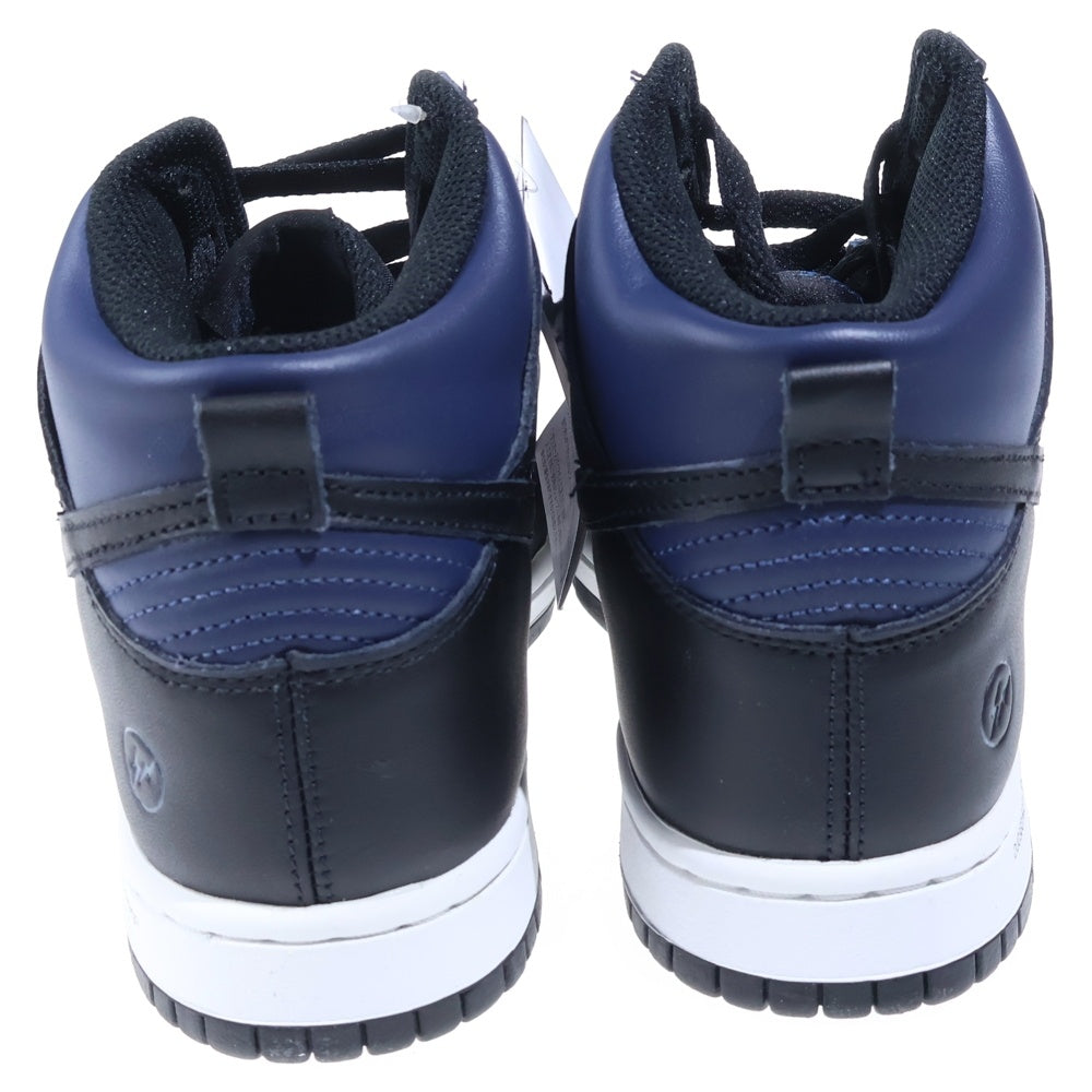 NIKE(ナイキ) ×FRAGMENT DUNK HIGH TOKYO フラグメント ダンク 東京 ハイカットスニーカー ネイビー US7.5/25.5cm DJ0383-400