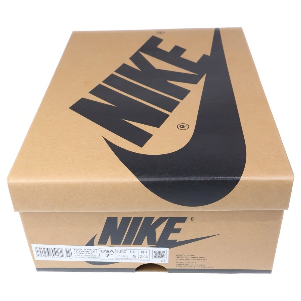 NIKE(ナイキ) W AIR JORDAN 1 ZOOM CMFT ウィメンズ エアジョーダン 1 ズーム コンフォート ハイカットスニーカー ブラウン US7.5/24.5cm CT0979-400 レディース