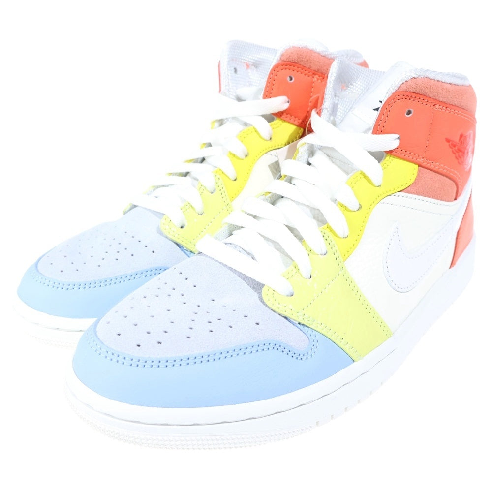 NIKE(ナイキ) WMNS AIR JORDAN MID To My First Coach エアジョーダン 1 ミッド トゥ マイ ファースト コーチ ミドルカットスニーカー マルチ US8/25cm DJ6908-100