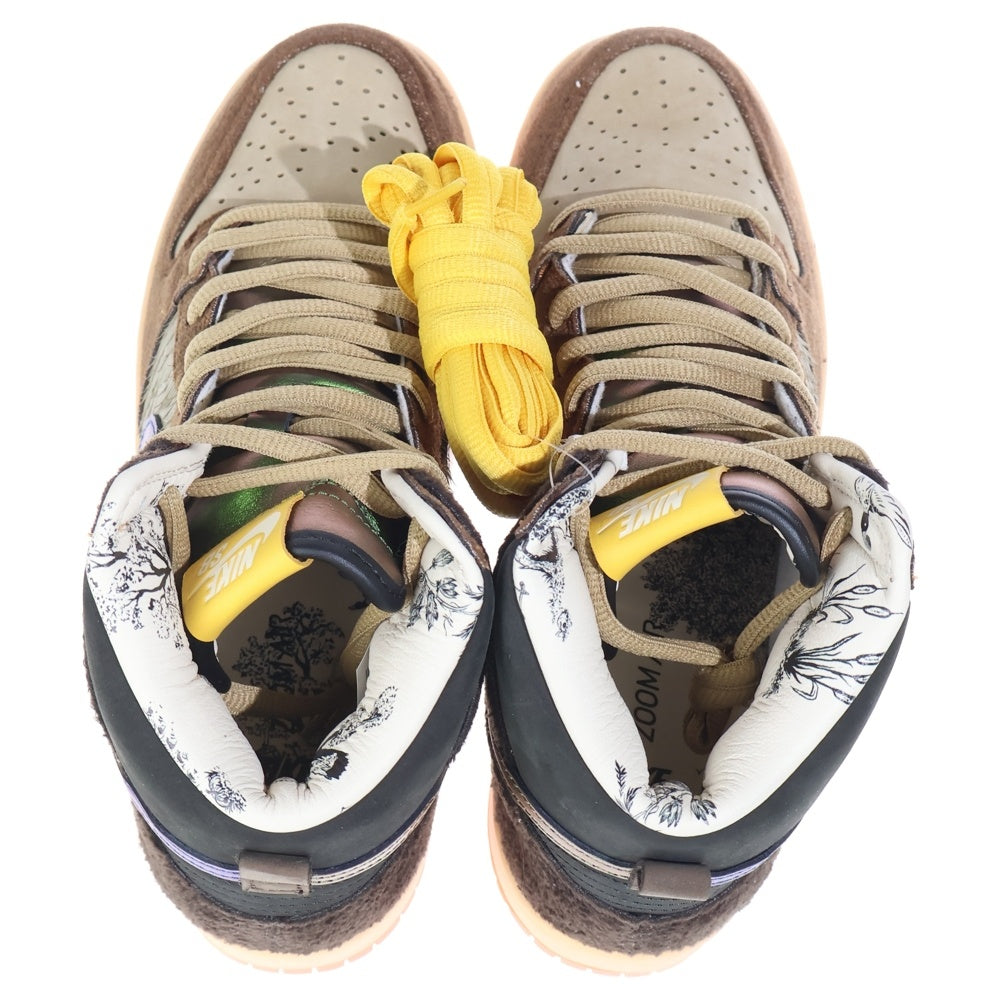 NIKE SB(ナイキエスビー) ×Concepts DUNK HIGH PRO QS DUCK コンセプツ ダンクハイ ダック ハイカットスニーカー スペシャルボックス ブラウン US7.5/25.5cm DC6887-200