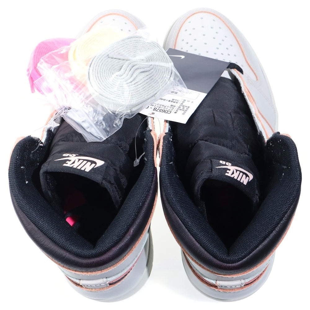 NIKE SB(ナイキエスビー) AIR JORDAN 1 RETRO HIGH OG DEFIANT NYC TO PARIS エアジョーダン 1 ディファイアント ハイカットスニーカー グレー US6.5/24.5cm CD6578-006