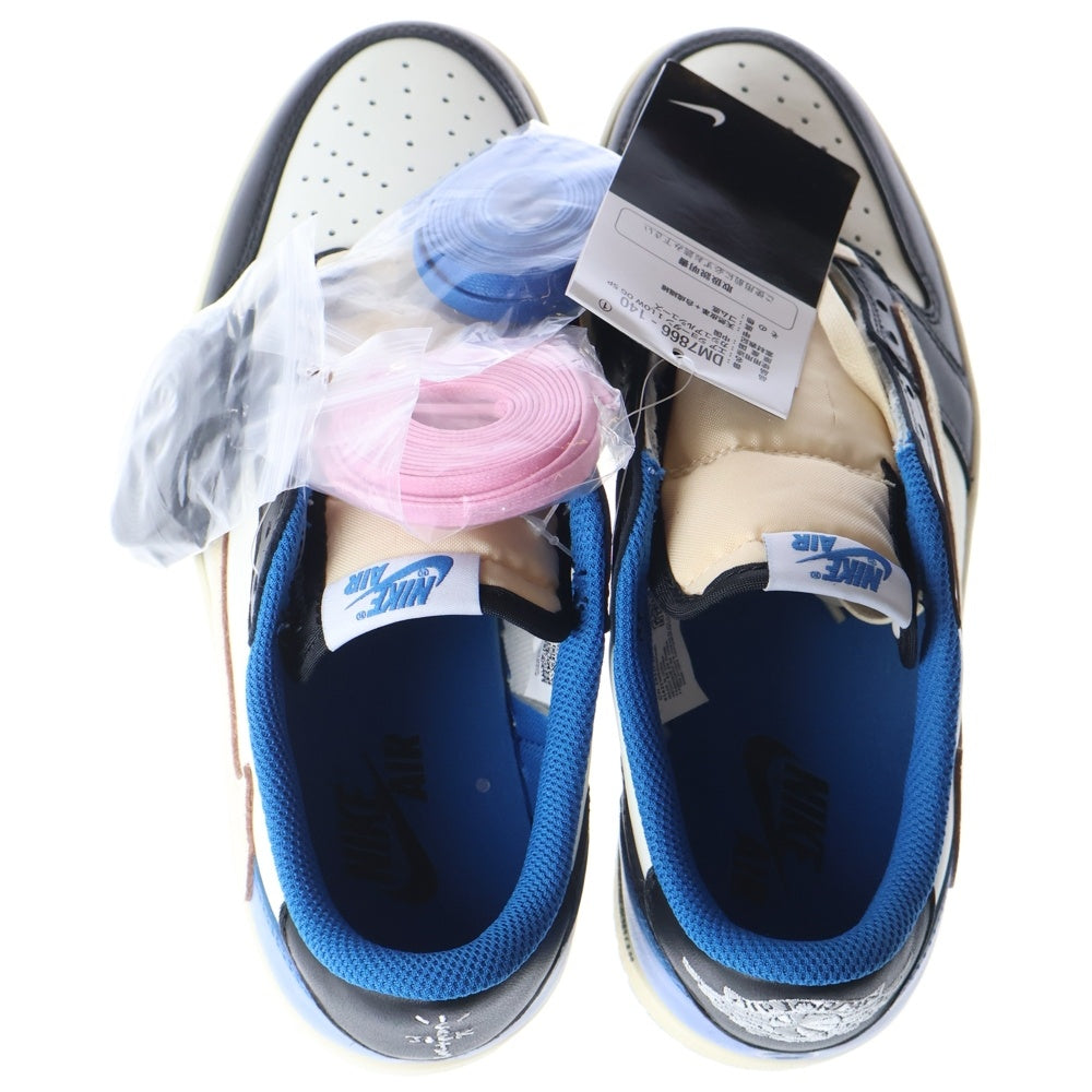 NIKE(ナイキ) ×TRAVIS SCOTT FRAGMENT DESIGN AIR JORDAN 1 LOW OG SP エアジョーダン1 ローカットスニーカー US6.5/24.5cm DM7866-140