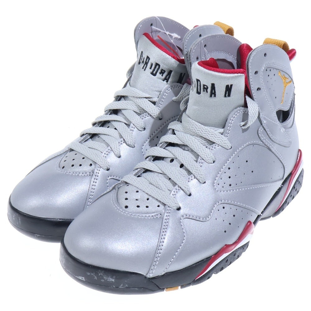 NIKE(ナイキ) AIR JORDAN 7 REFLECTIVE CARDINAL エアジョーダン7 リフレクティブ カーディナル ハイカットスニーカー シルバー US7/25cm BV6281-006
