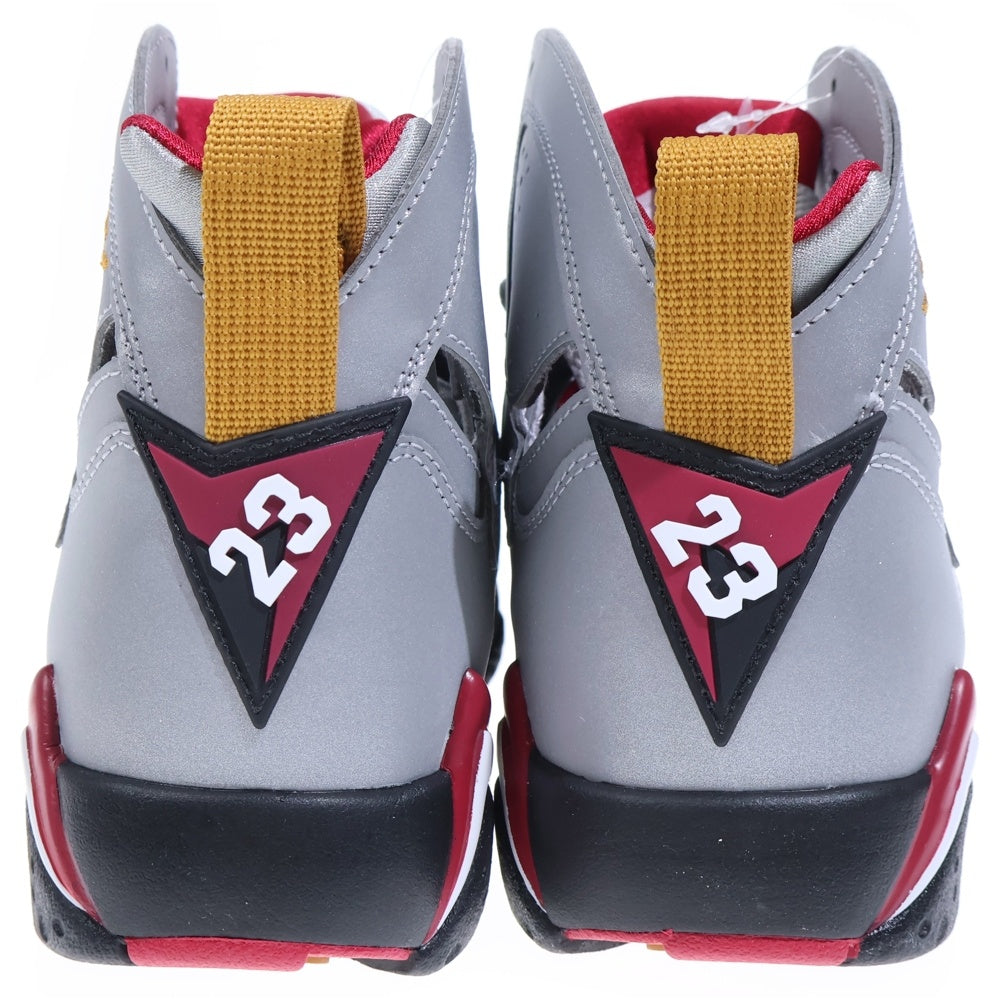 NIKE(ナイキ) AIR JORDAN 7 REFLECTIVE CARDINAL エアジョーダン7 リフレクティブ カーディナル ハイカットスニーカー シルバー US7/25cm BV6281-006