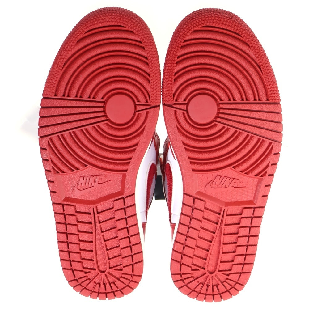 NIKE(ナイキ) W AIR JORDAN 1 RETRO HIGH OG VARSITY RED ウィメンズ エアジョーダン 1 ハイ バーシティレッド ハイカットスニーカー レッド/ホワイト US9/26cm DJ4891-061 レディース
