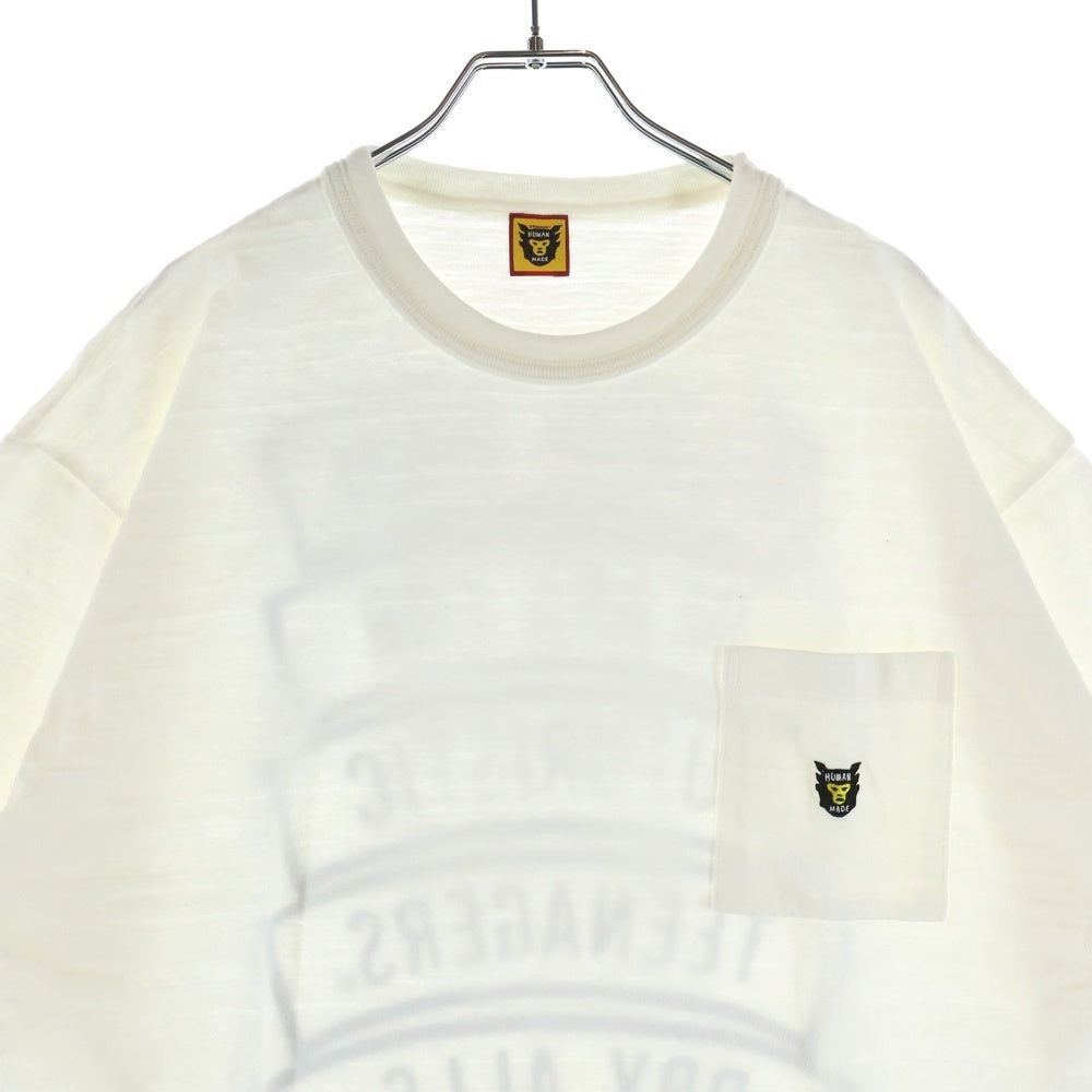 HUMAN MADE(ヒューマンメイド) Back Logo Circle S/S Tee バックロゴサークル 半袖Tシャツ ホワイト HM18CS002