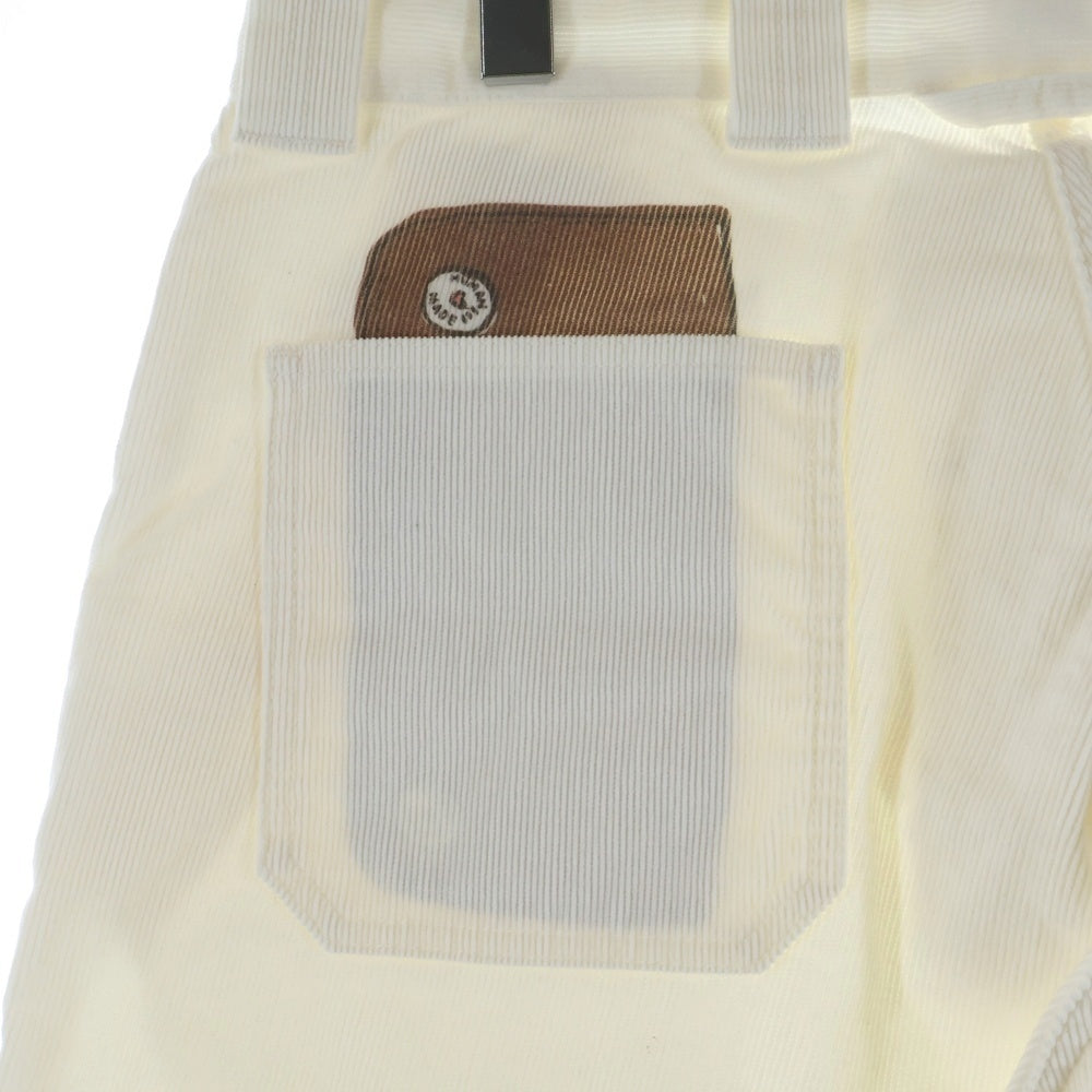 HUMAN MADE(ヒューマンメイド) Corduroy Short コーデュロイ ショートパンツ ハーフパンツ ホワイト HM16PT002