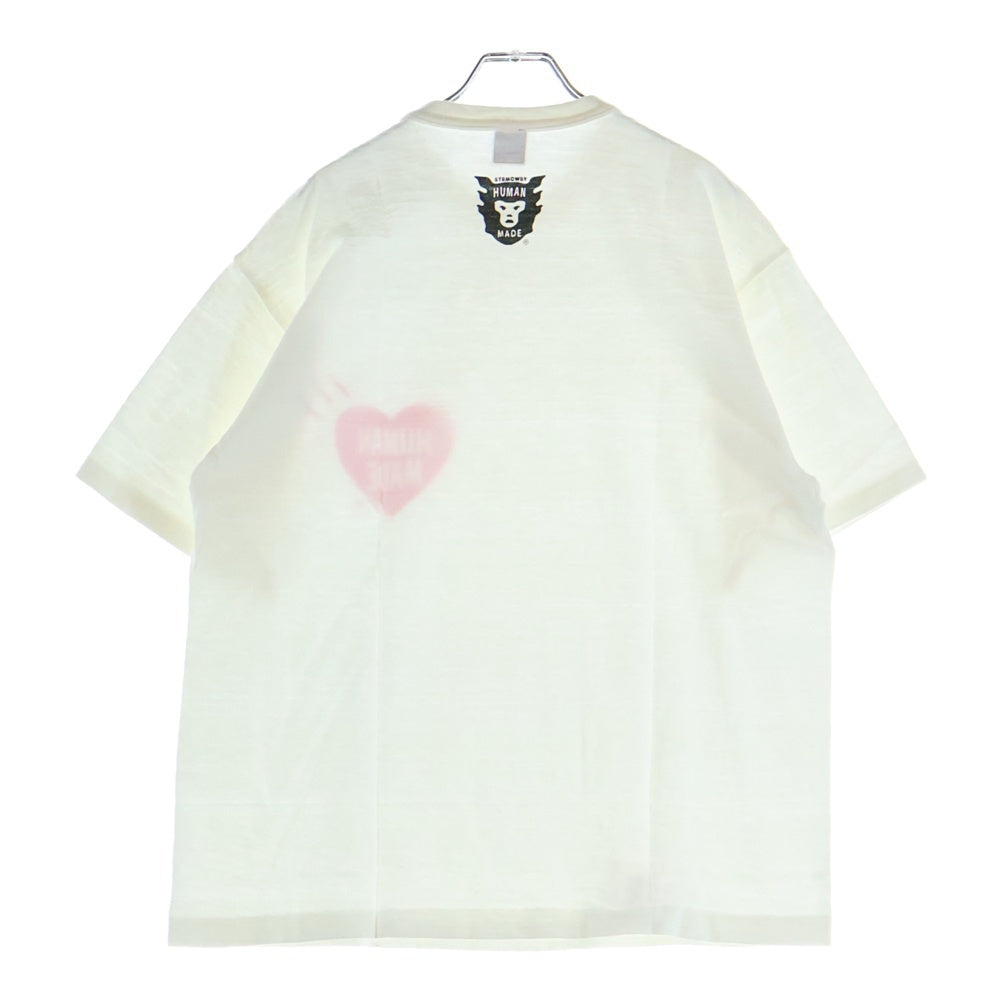 HUMAN MADE(ヒューマンメイド) Small Herat S/S Tee スモール ハートプリント 半袖Tシャツ ホワイト HM17TE021
