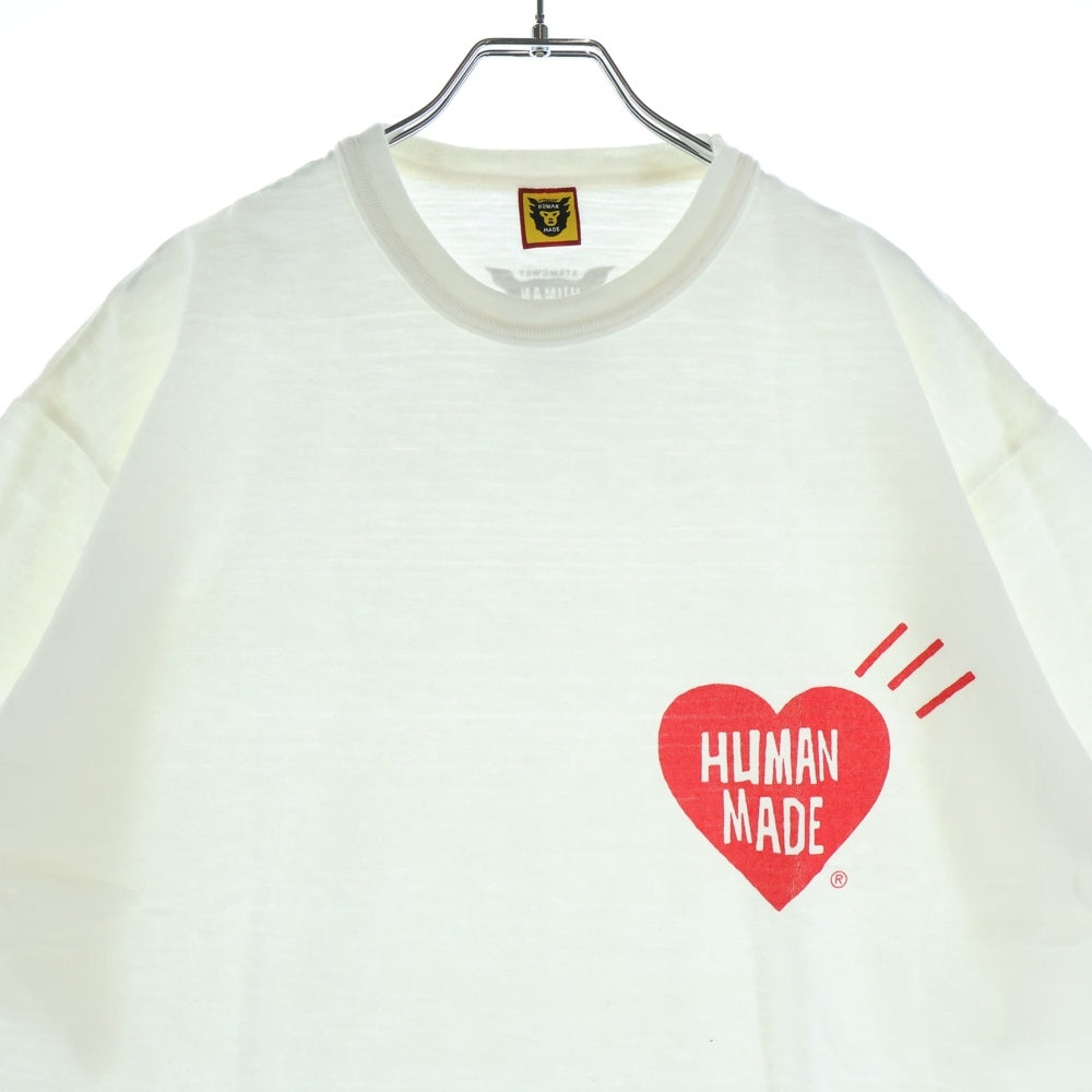 HUMAN MADE(ヒューマンメイド) Small Herat S/S Tee スモール ハートプリント 半袖Tシャツ ホワイト HM17TE021