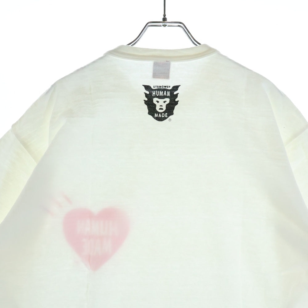 HUMAN MADE(ヒューマンメイド) Small Herat S/S Tee スモール ハートプリント 半袖Tシャツ ホワイト HM17TE021