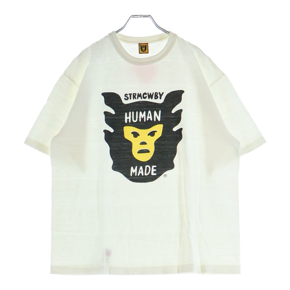 HUMAN MADE(ヒューマンメイド) Front Logo Print S/S Tee フロントロゴ 半袖Tシャツ ホワイト HM17TE022