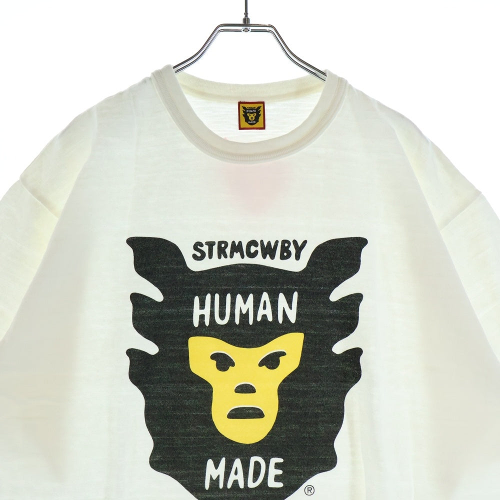 HUMAN MADE(ヒューマンメイド) Front Logo Print S/S Tee フロントロゴ 半袖Tシャツ ホワイト HM17TE022