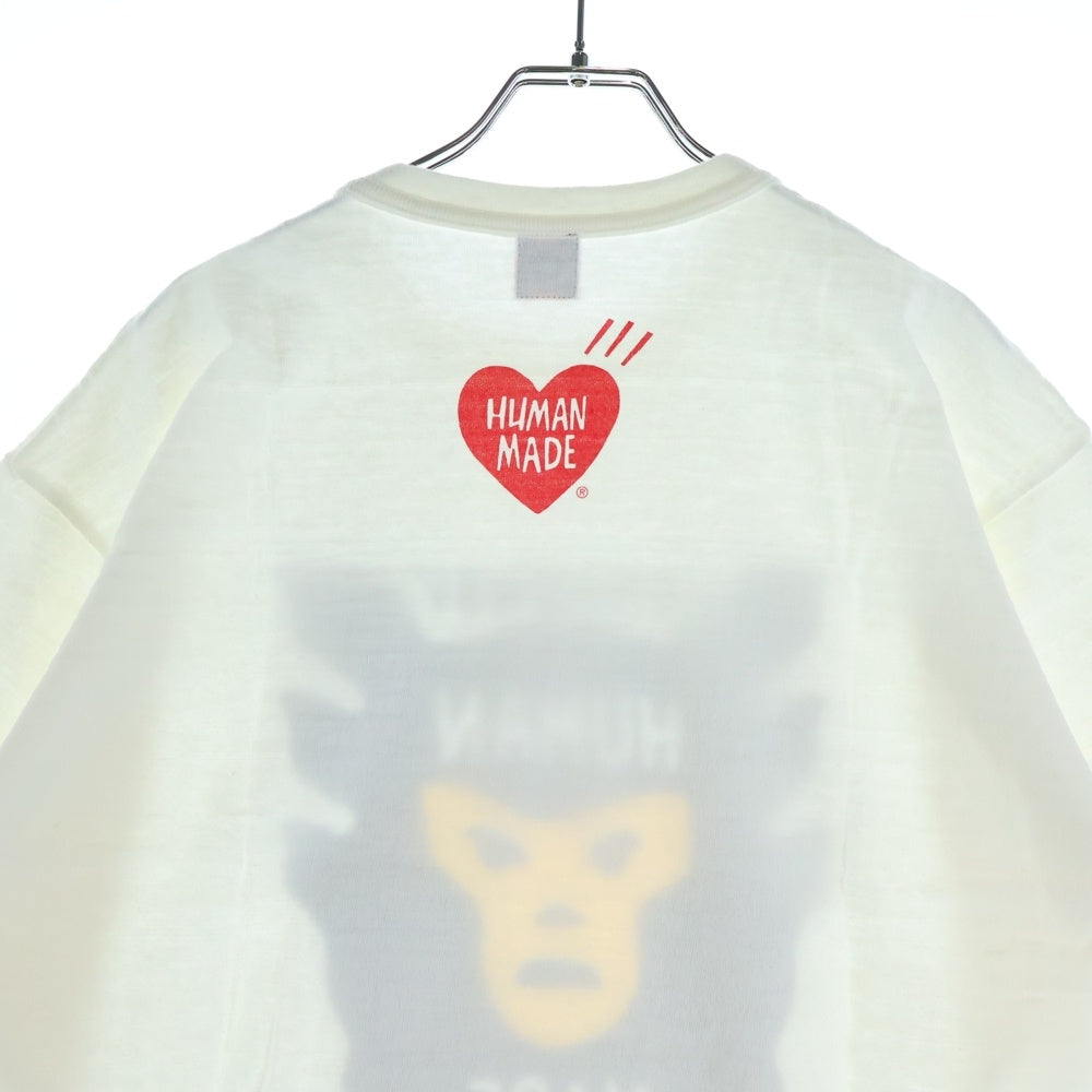 HUMAN MADE(ヒューマンメイド) Front Logo Print S/S Tee フロントロゴ 半袖Tシャツ ホワイト HM17TE022