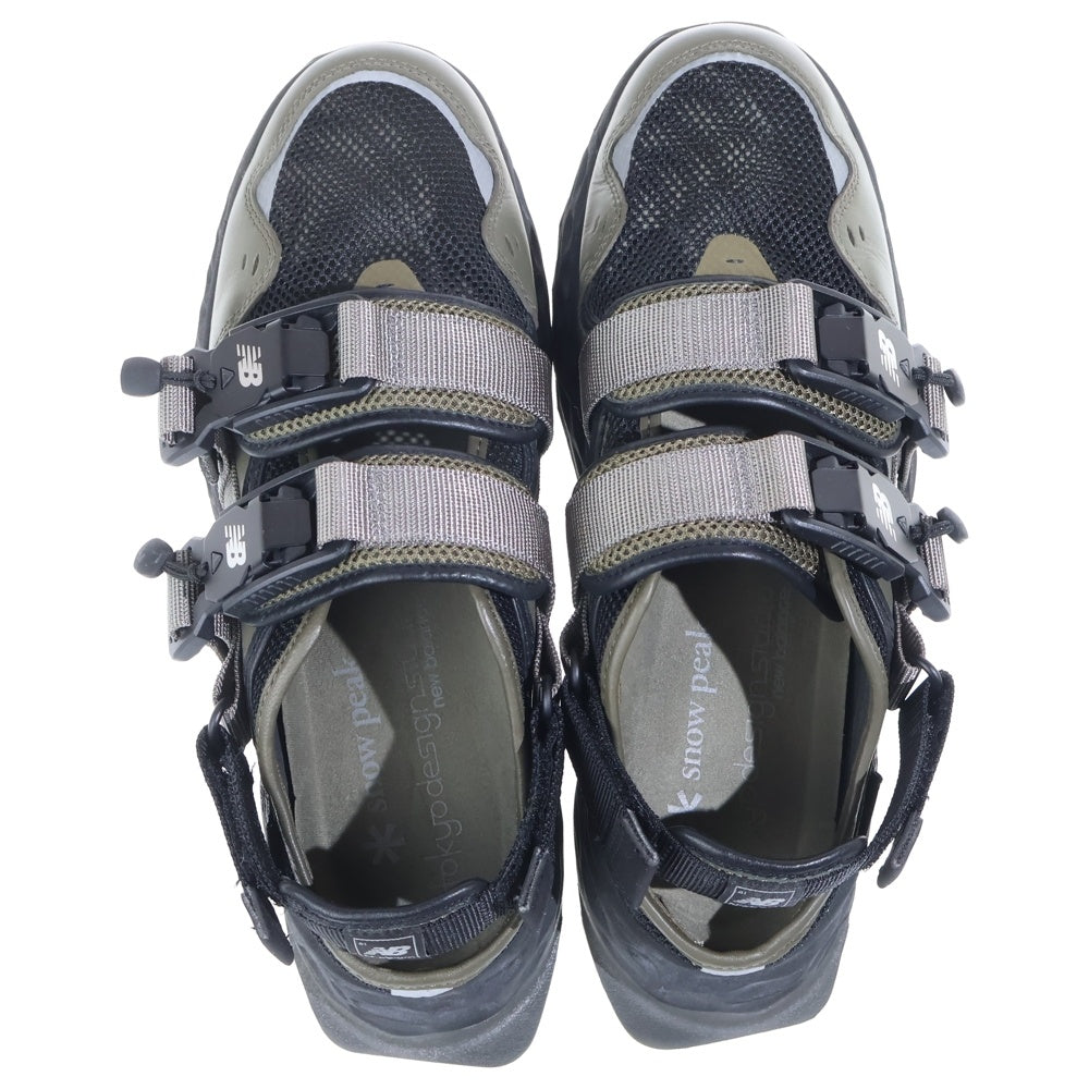 New Balance(ニューバランス) MSNB2SP2 ×tokyo design studio ×Snow Peak 東京デザインスタジオ スノーピーク メッシュ ローカットスニーカー サンダル カーキ US9.5/27.5cm