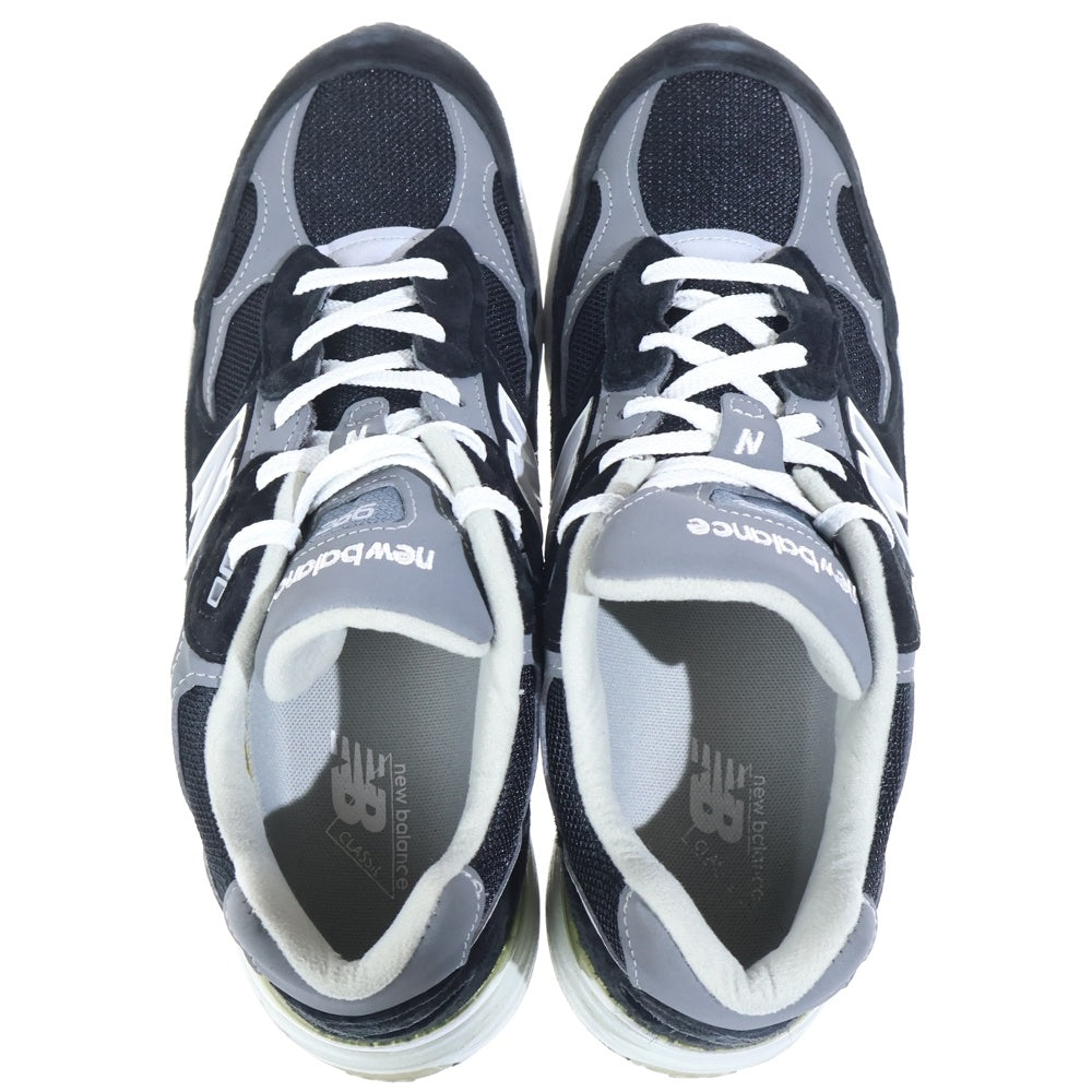 New Balance(ニューバランス) M992EB メッシュ スウェードレザー ローカットスニーカー ブラック US9.5/27.5cm