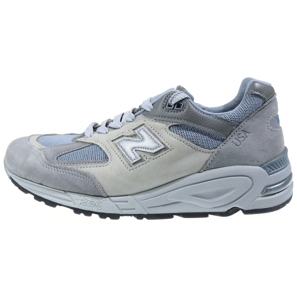 New Balance(ニューバランス) M990WT2 ×WTAPS 990V2 ダブルタップス メッシュ スウェードレザー ローカットスニーカー グレー US9.5/27.5cm