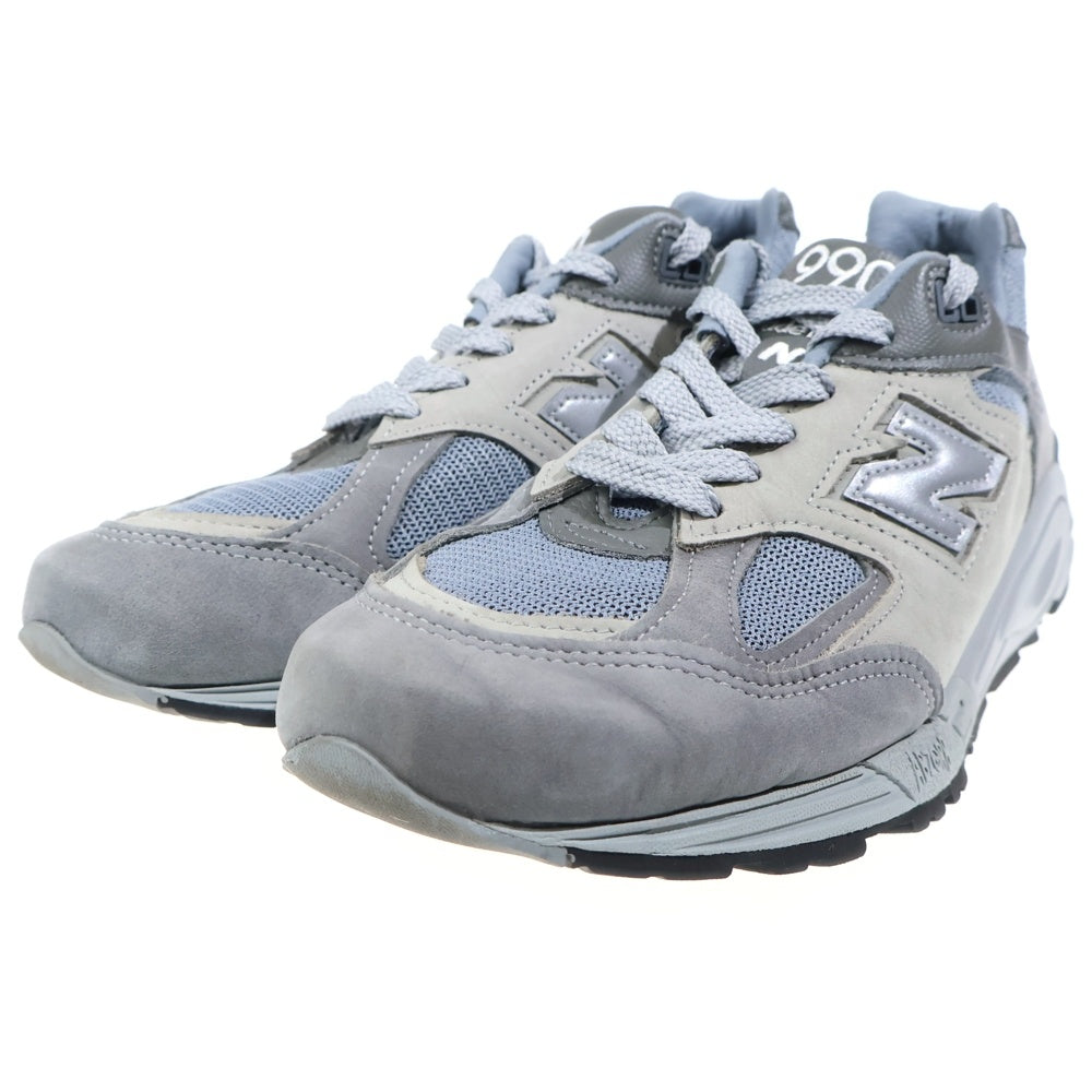 New Balance(ニューバランス) M990WT2 ×WTAPS 990V2 ダブルタップス メッシュ スウェードレザー ローカットスニーカー グレー US9.5/27.5cm