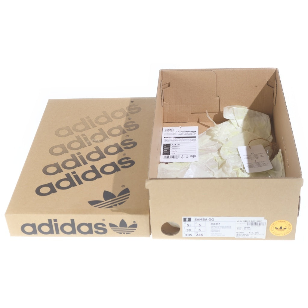 adidas(アディダス) SAMBA OG サンバ スウェード ローカットスニーカー ブラウン US5.5/23.5cm IG1357