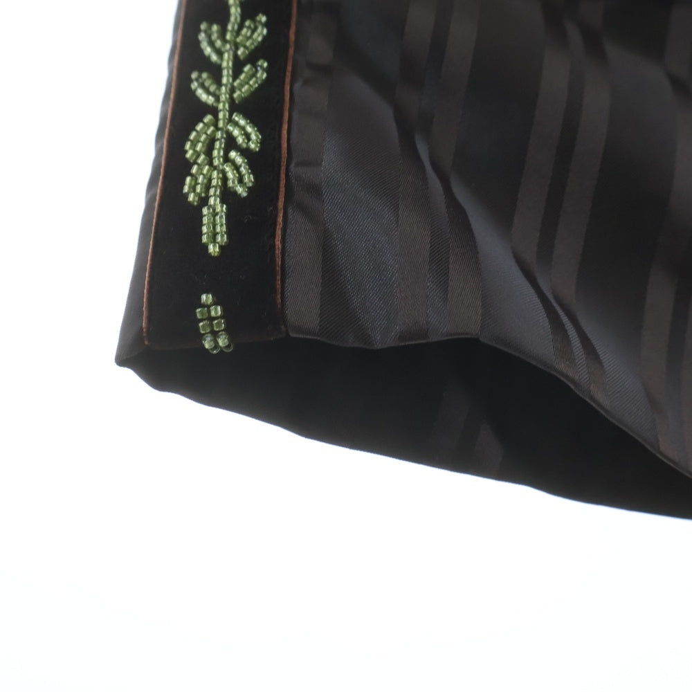 NIKE(ナイキ) 24SS ×BODE SCRIMMAGE PANTS ボーディ サイドライン ビーズ装飾 スクリメージ パンツ ブラウン FJ0201-235