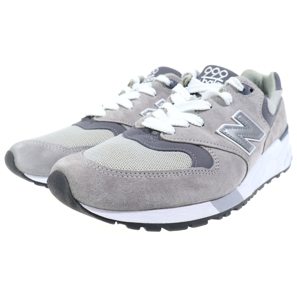 New Balance(ニューバランス) M999CGL メッシュ スウェードレザー ローカットスニーカー グレー US10/28cm
