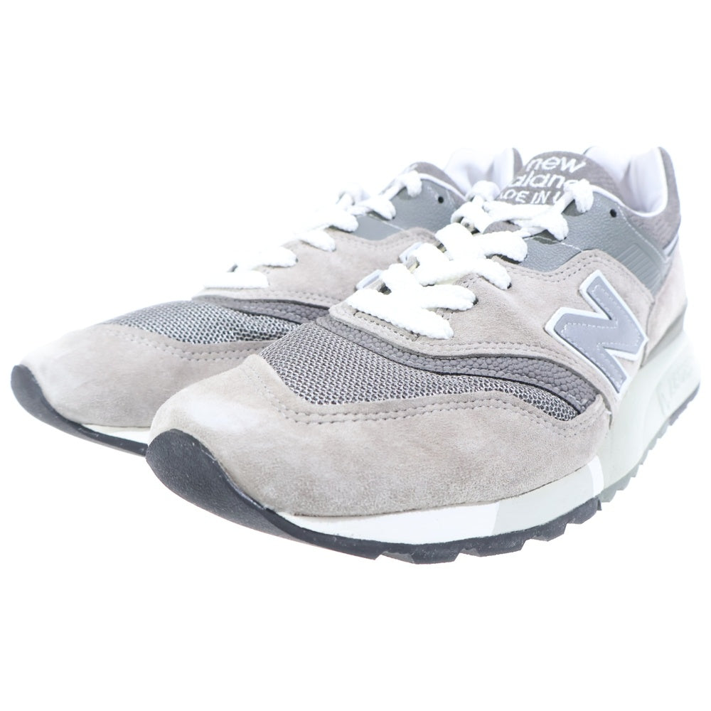 New Balance(ニューバランス) M9975GR メッシュ スウェードレザー ローカットスニーカー グレー US9.5/27.5cm