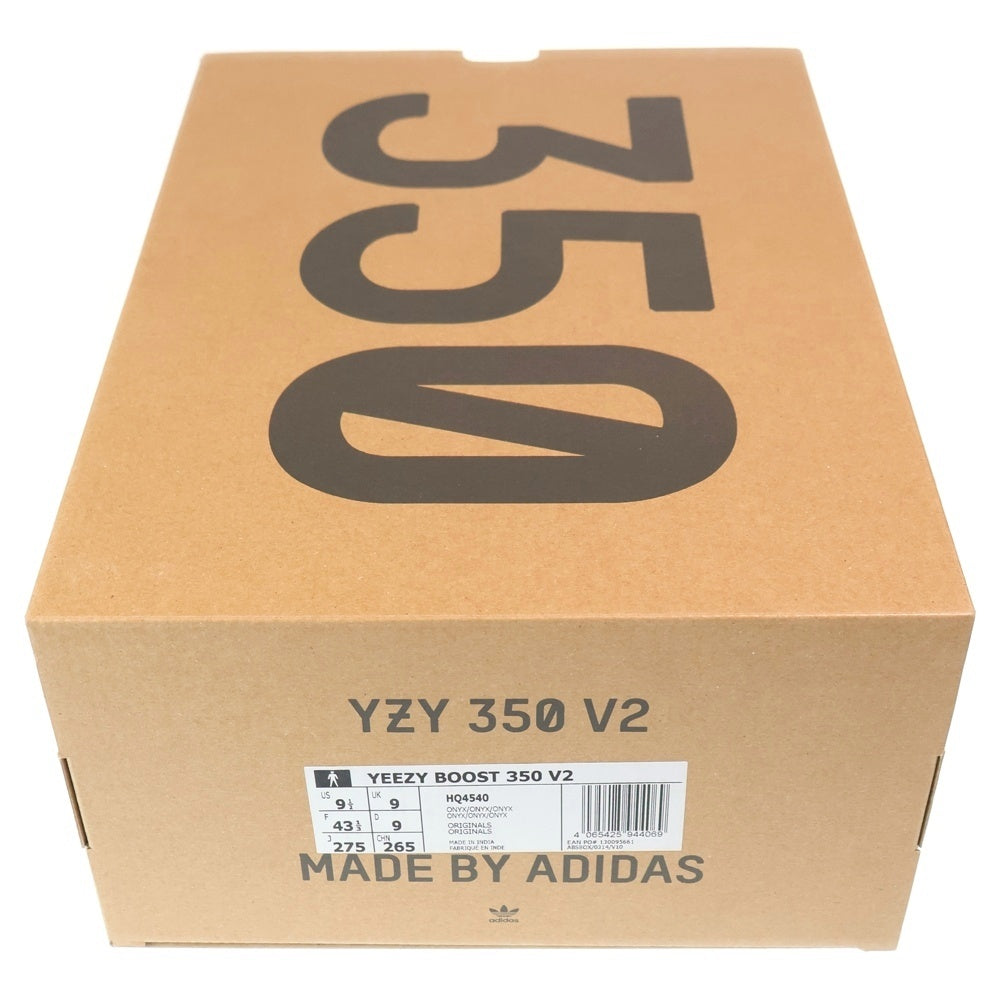 adidas(アディダス) YEEZY BOOST 350 V2 ONYX イージーブースト オニキス ローカットスニーカー ブラック US9.5/27.5cm HQ4540