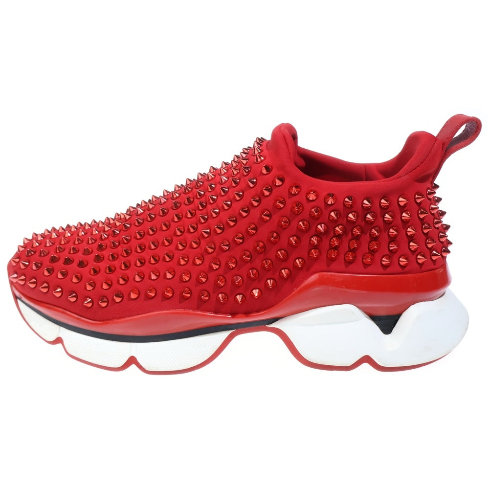 CHRISTIAN LOUBOUTIN(クリスチャンルブタン) SPIKE SOCK スパイク ソック ローカット スニーカー レッド 1190270