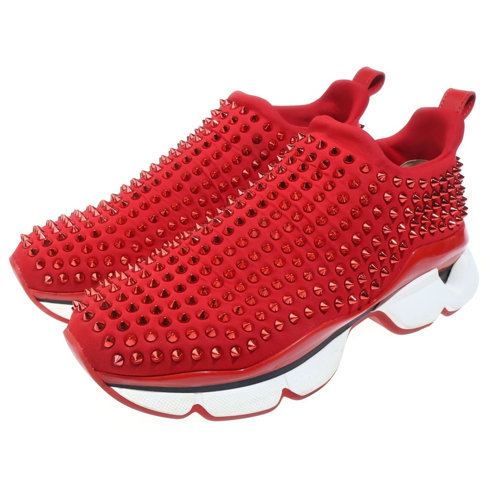 CHRISTIAN LOUBOUTIN(クリスチャンルブタン) SPIKE SOCK スパイク ソック ローカット スニーカー レッド 1190270