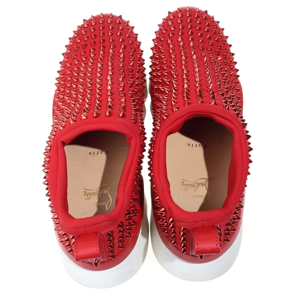 CHRISTIAN LOUBOUTIN(クリスチャンルブタン) SPIKE SOCK スパイク ソック ローカット スニーカー レッド 1190270
